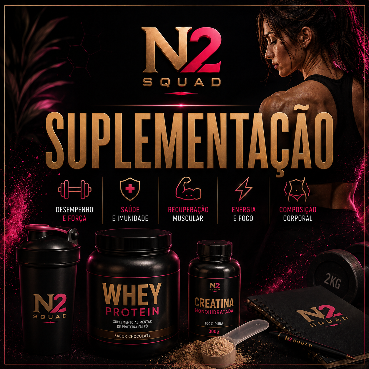 Capa do material Suplementação